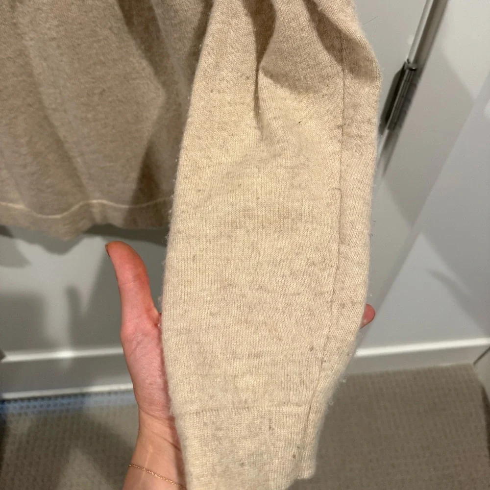 Naadam Signature Cashmere Hoodie, Oatmeal, size S